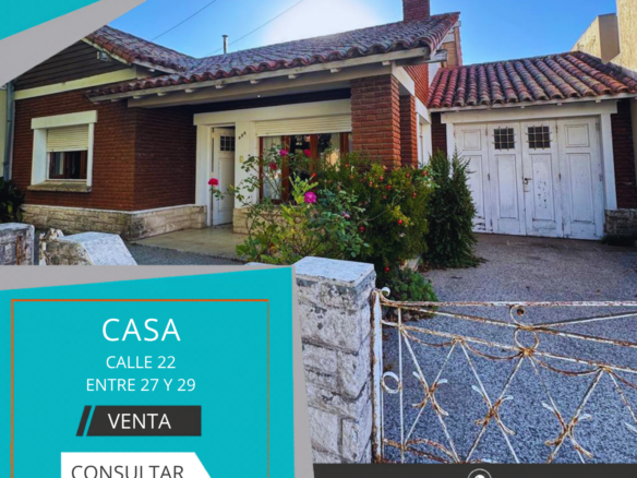 Casa en Venta en Calle 22 e/ 27 y 29