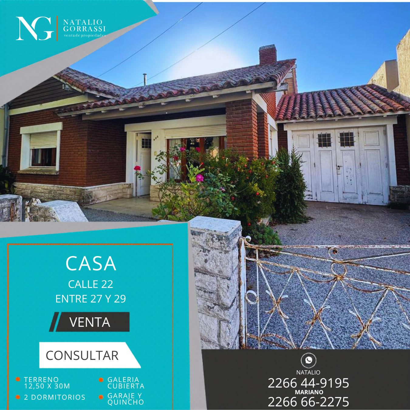 CASA c depto (11) Casa en Venta en Calle 22 e/ 27 y 29