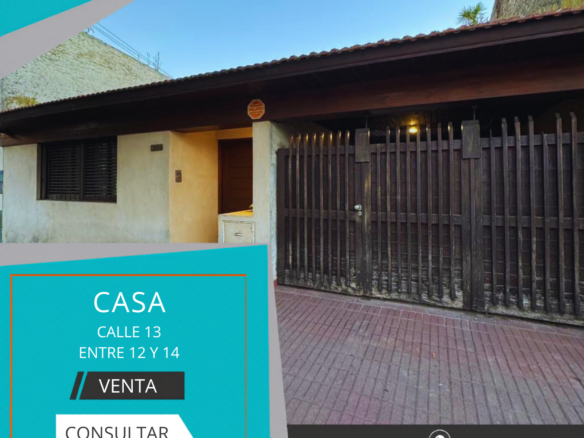 Casa en Venta en Calle 13 e/ 12 y 14