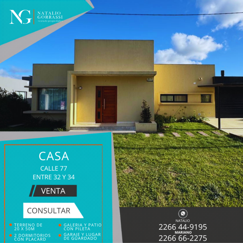 Casa en Venta en Calle 77 e/ 32 y 34