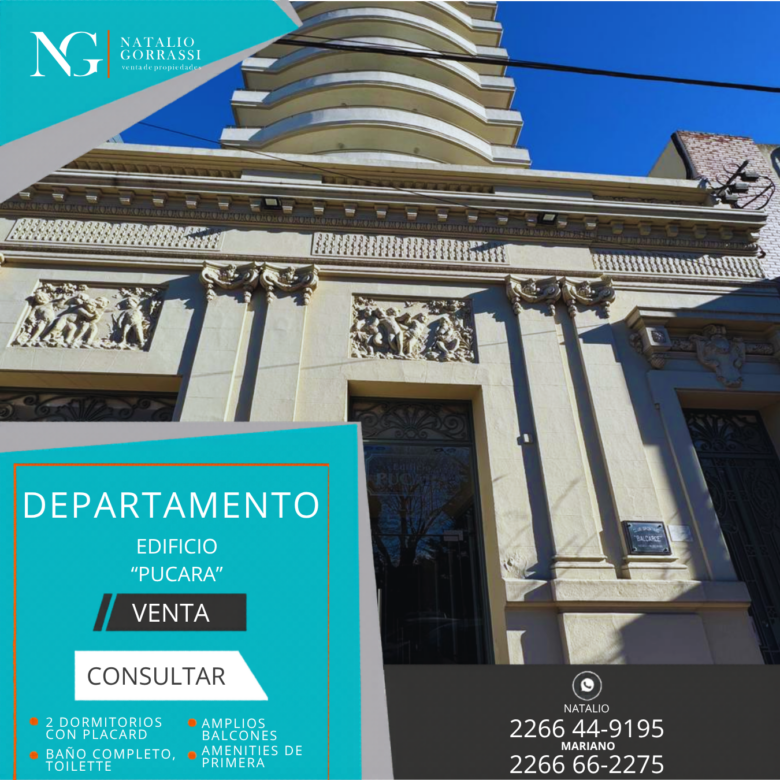 Departamento en Venta en el Edificio “PUCARA”