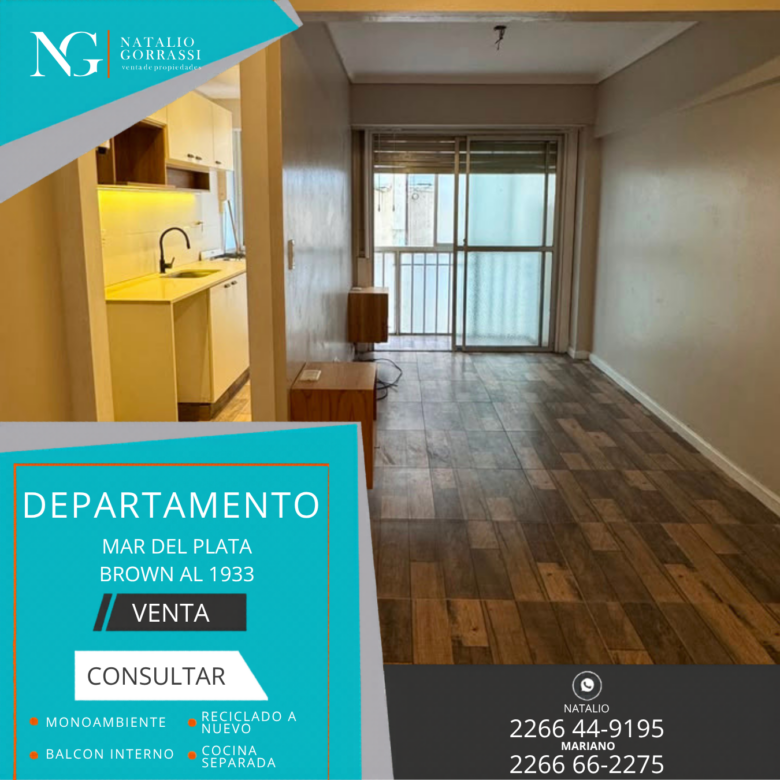 Departamento en Venta en Mar del Plata – Almirante Brown al 1933