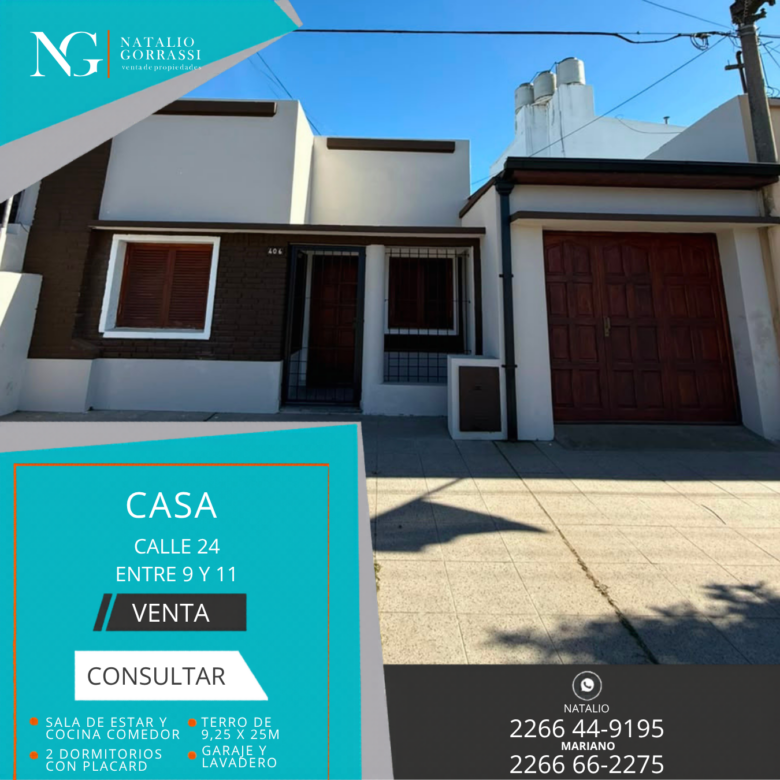 Casa en Venta en Calle 24 e/ 9 y 11