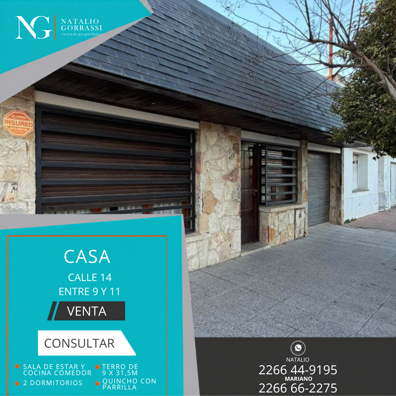 Casa en Venta en Calle 14 e/ 9 y 11