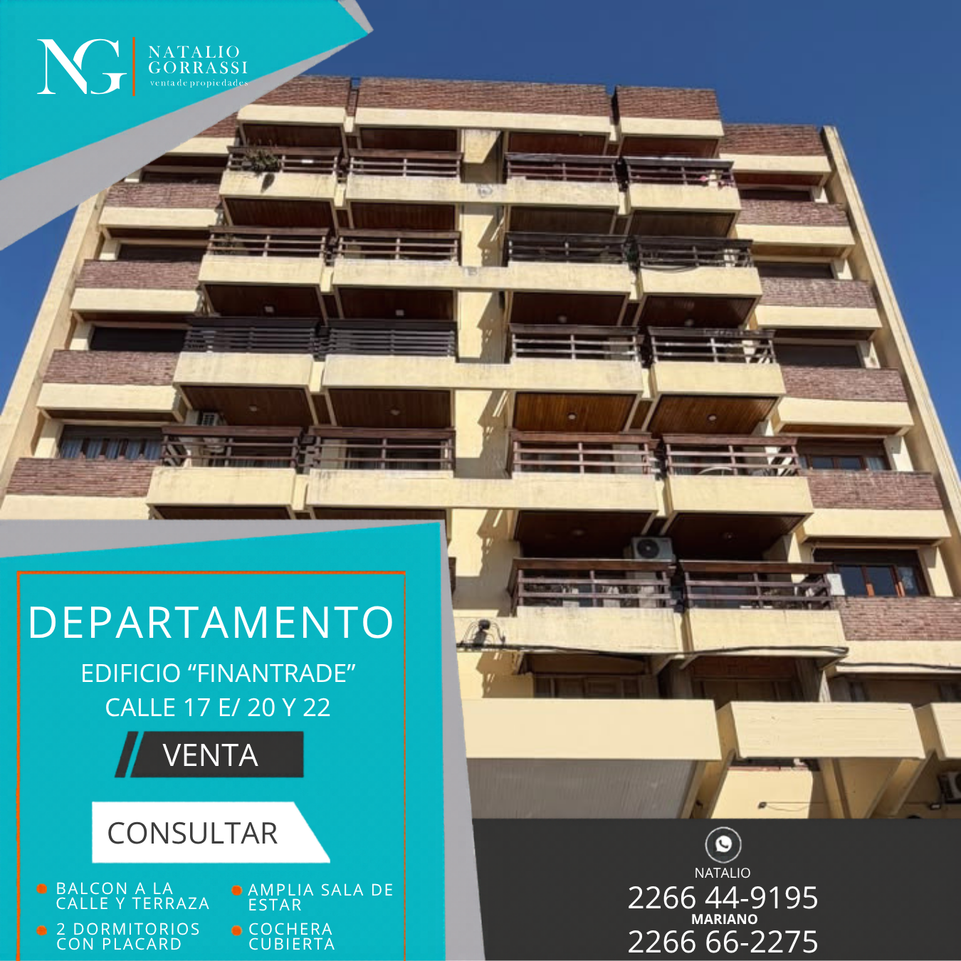CASA c depto (38) Departamento en Venta en Calle 17 e/ 20 y 22