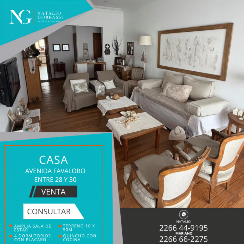 Casa en Venta en Av Favaloro e/ 28 y 30