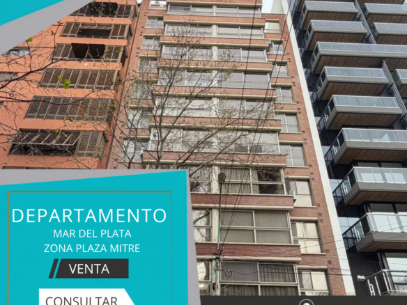 3 Ambientes en Venta en Mar del Plata – Plaza Mitre