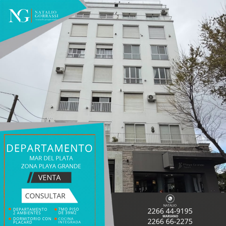 Departamento en Venta en Playa Grande