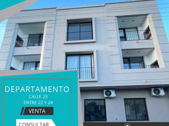 Departamento 2 Ambientes en Venta en Calle 23 e/ 20 y 22